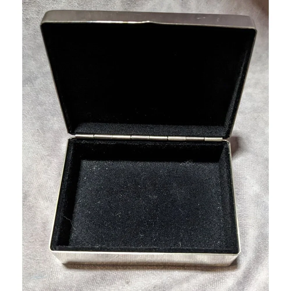 Things Remembered Silver Engraved Trinket Box